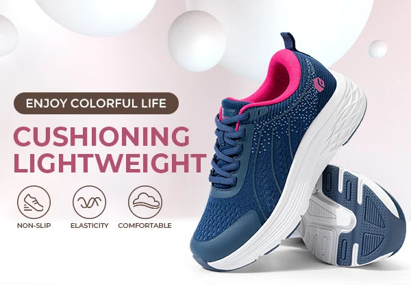 FitVille Women's Walking Shoes Running Sneakers/Lightweight Breathable Athletic Tennis Footwear Sport Shoes
