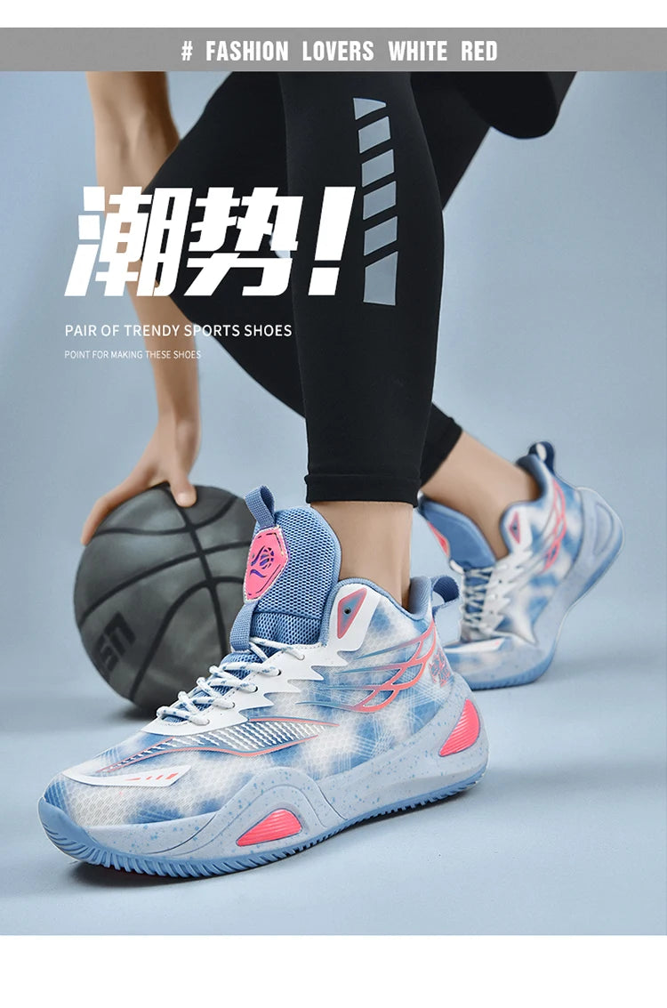 High Quality Sneakers Men Basketball Shoes Light Sports Shoes/Trainer Women Breathable Athletic Outdoor