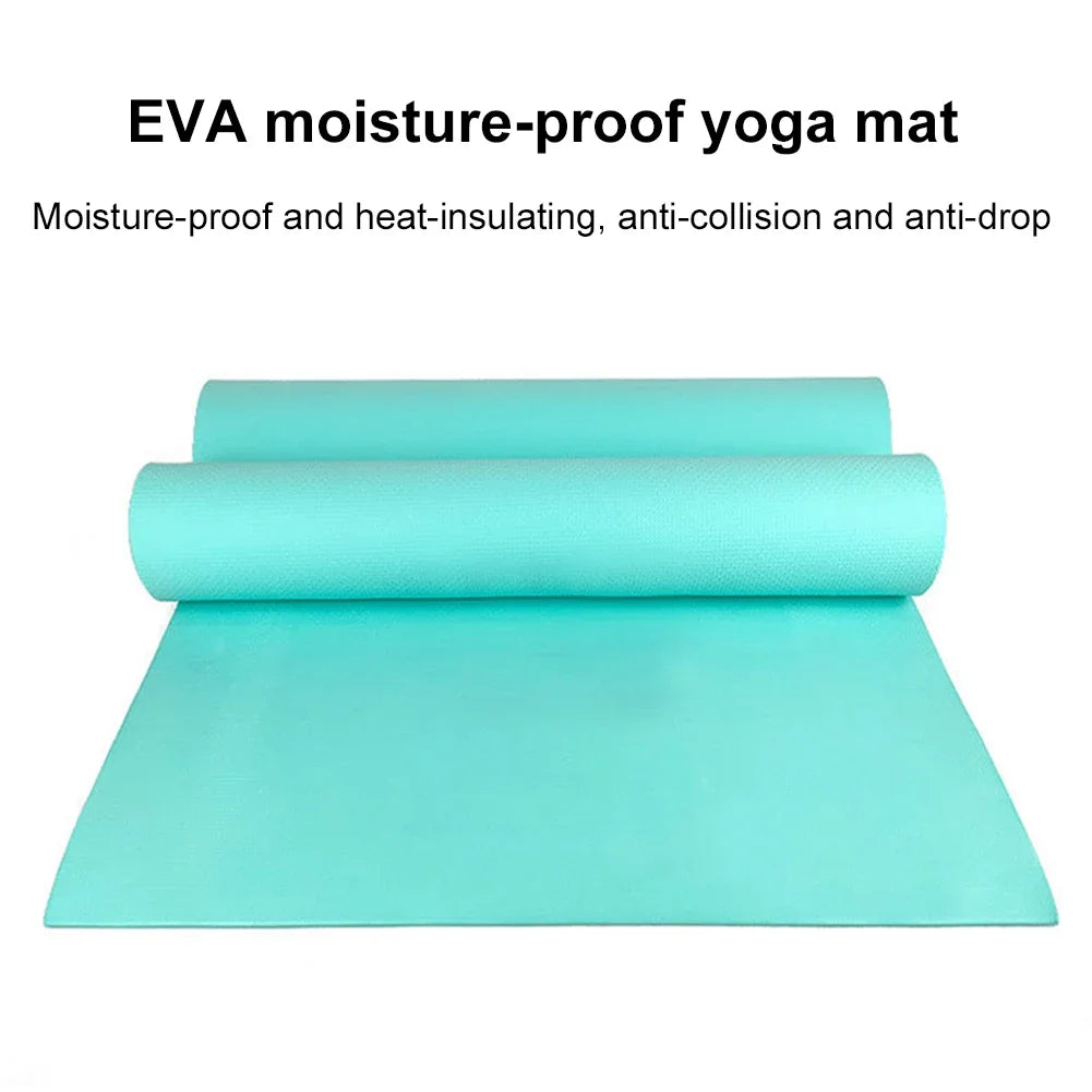 Yoga Mat Sports Fitness Mat EVA Thick Yoga Mat Wide Comfort Foam/Yoga Matt for Exercise Yoga Pilates Gym Workout Mat