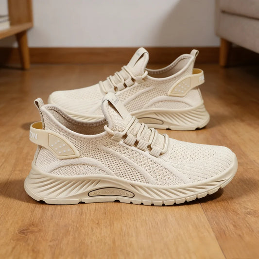 Women's Lightweight Breathable Knit Running Sneakers/Lightweight Non-Slip Athletic Shoes