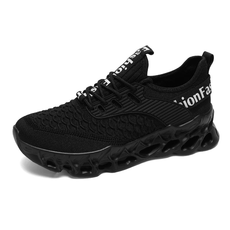 YRZL Men's Breathable Mesh Lightweight Running Shoes Soft Sole/Non Slip Comfortable Sports Shoes for Men Outdoor Walking Casual
