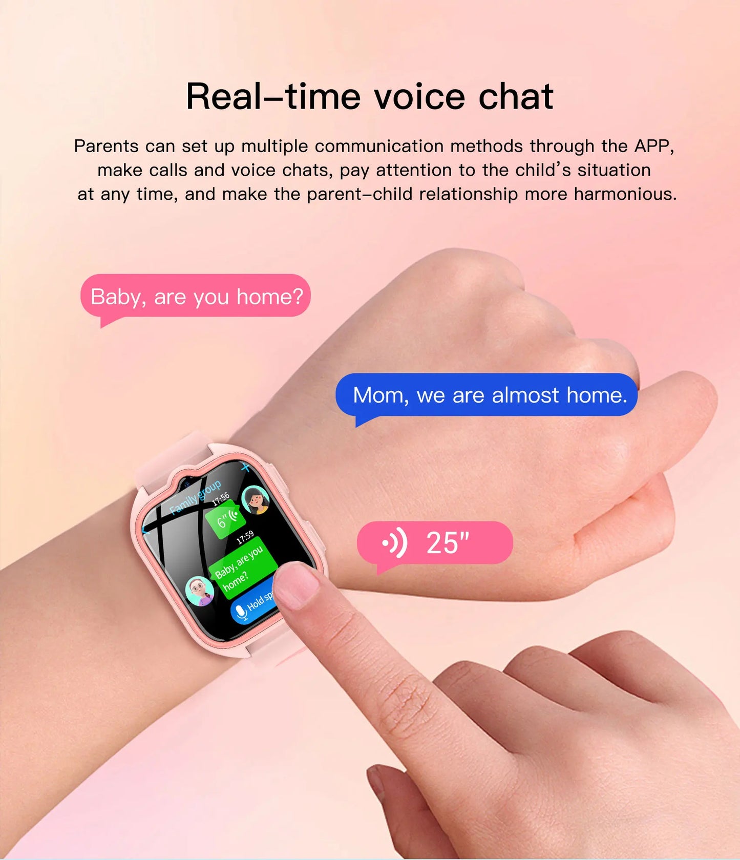 Blackview Z30 Kids Smart Watch Waterproof Video Monitor Tracker/4G Call SOS GPS Location Digital Watches for Children
