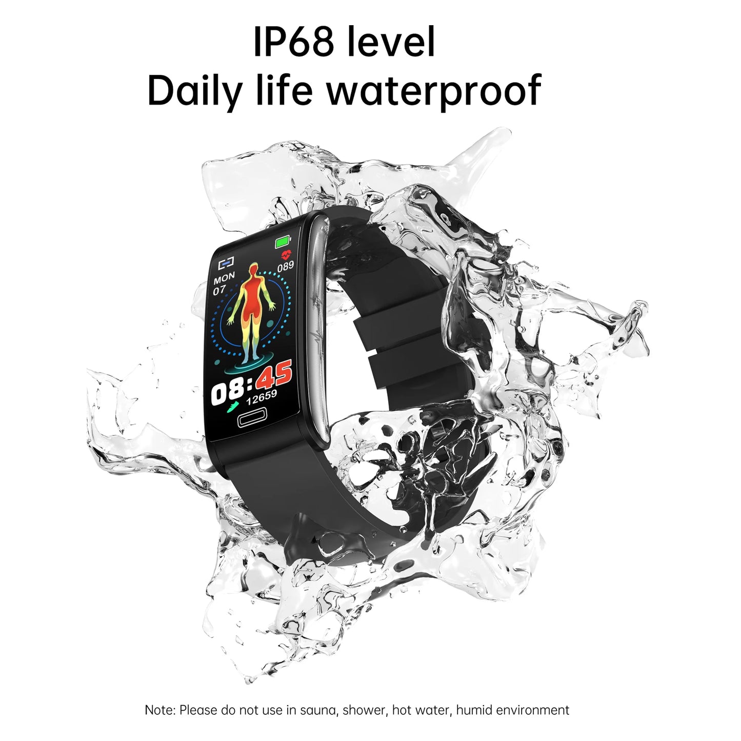 2025 New ECG+HRV Smart Watch Men Women Heart Rate/Blood Pressure Hypoxia Alarm Sleep Monitoring Fitness Sports Music Control