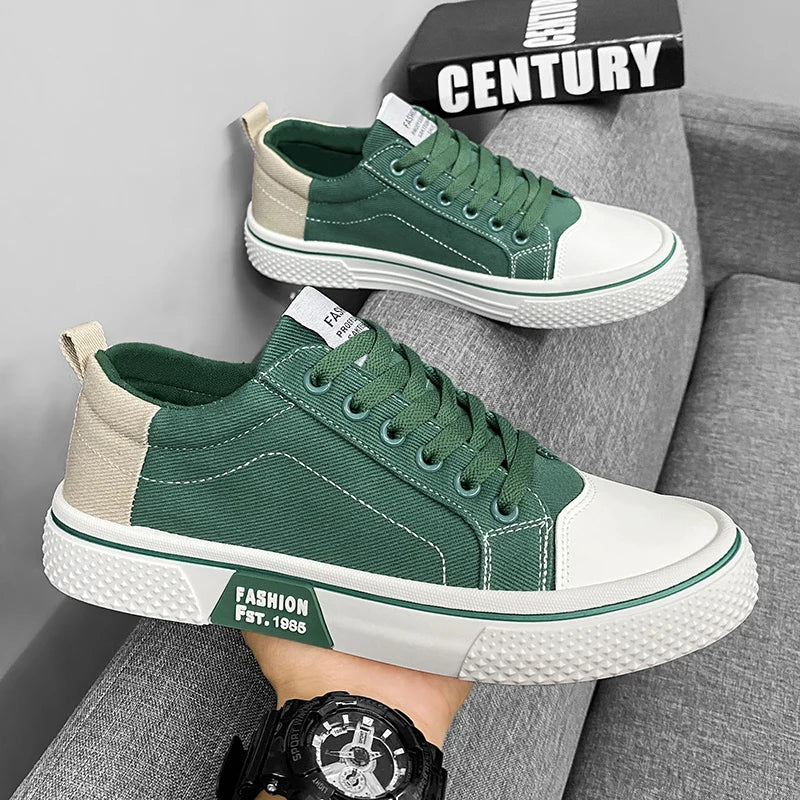 Canvas shoes Men's new spring summer style anti-slip sports sneakers for men/breathable and suitable for teenagers casual wear