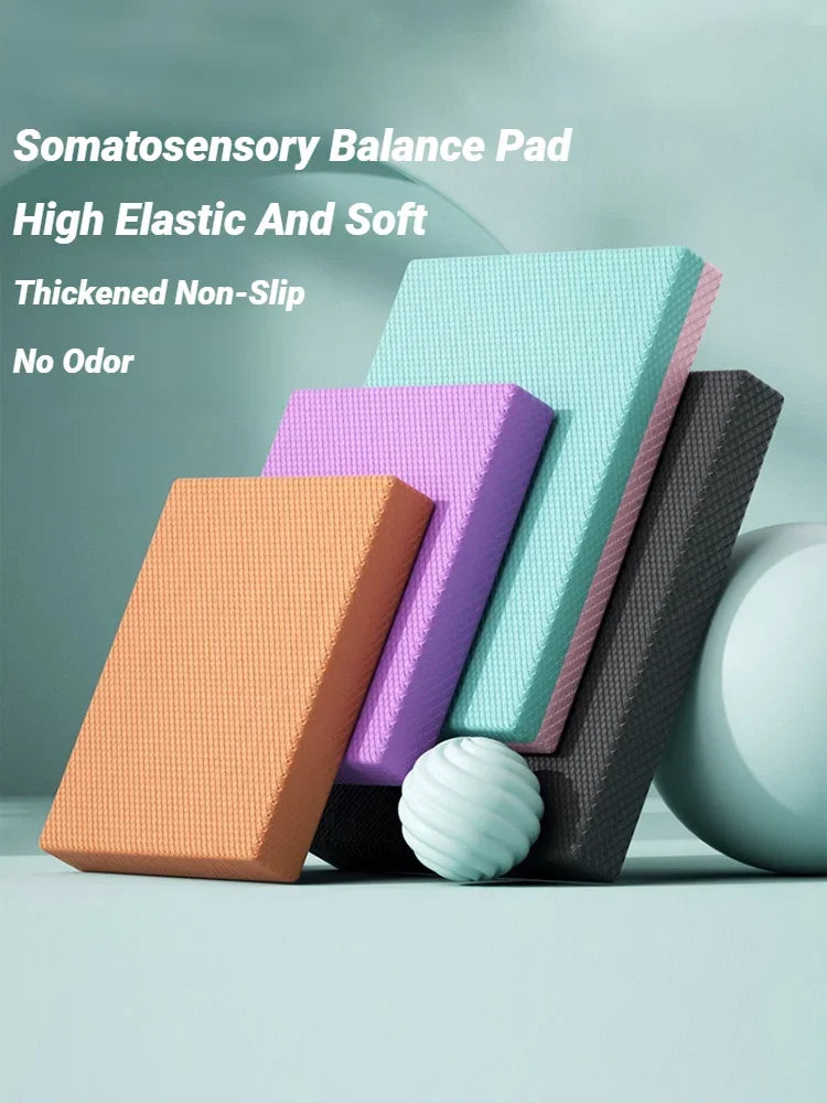 Balance Pad Non-Slip Foam Mat Ankles Knee Cushion For Core And Strength/Stability Training Yoga Fitness Thickened High Rebound