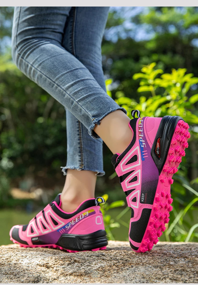 Women's Hiking Shoes Waterproof Outdoor Sports Shoes Women's Walking/Travel Sports Shoes Bicycle Sports Shoes Running Shoes