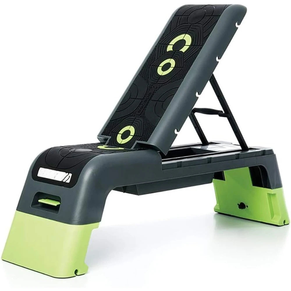 Deck V2.0 Workout Platform or Adjustable Bench/Black and Green Portable Fitness Yoga Equipment