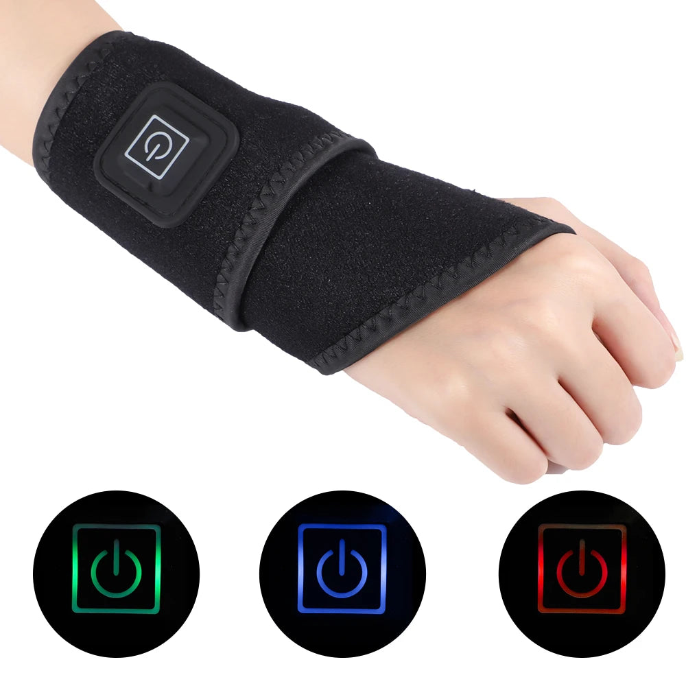 Hand Massager for Arthritis Wristband Physiotherapy Hot Compress/Wrist Massager Sports Fitness Joint Pain Relief Support