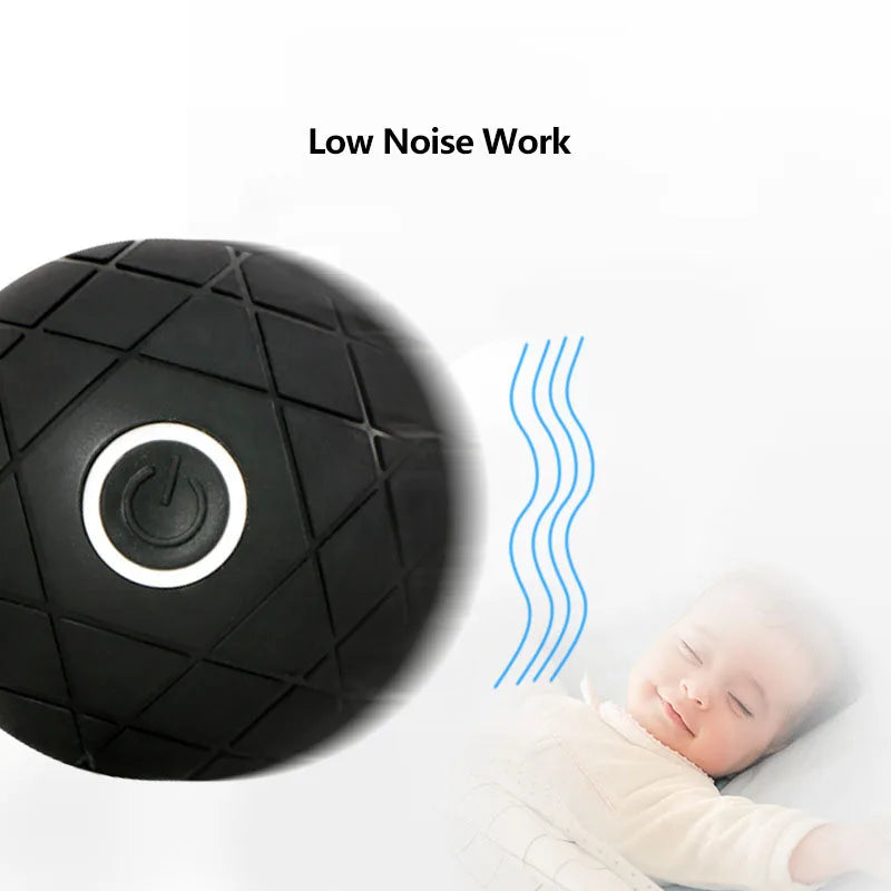 Vibrating Foot Massage Ball High Intensity Yoga Pressure Roller/Electric Rechargeable Muscle Relaxation Indoor Fitness Equipment