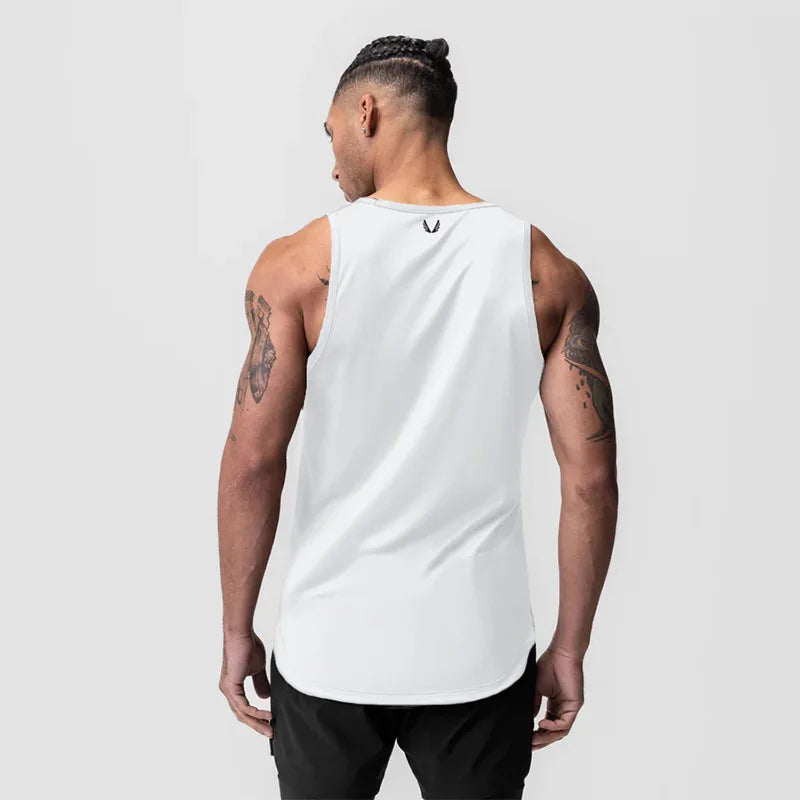 Men's Summer Casual Clothing Breathable Sport Basketball/Tank Top Gym Fitness Workouts Quick Dry Sleeveless Shirts Running Vest