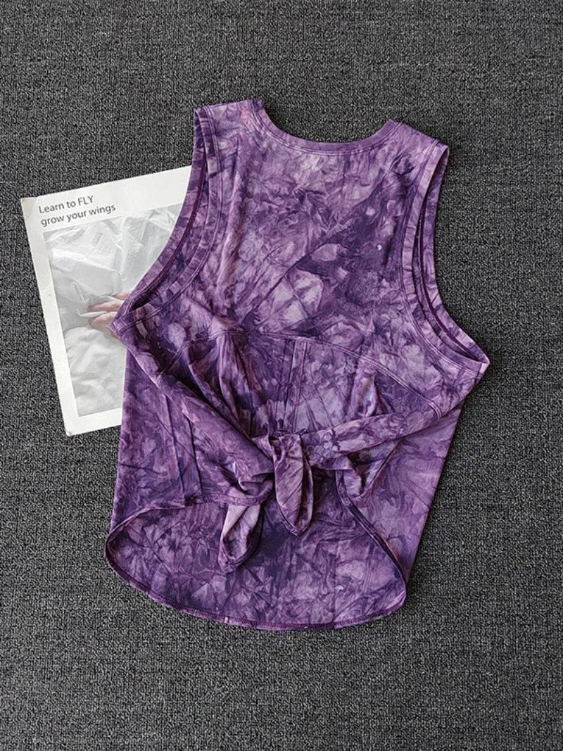 Sports Vest Women's Quick Drying Loose Running T-Shirt Fitness Top/Sleeveless Yoga Shirt Beautiful Back Breathable Mesh T-shirt