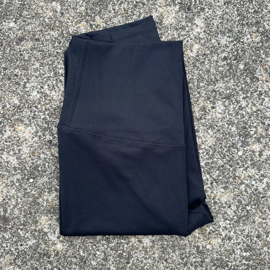 Solid Color Back Waist Pocket High Waist Yoga Legging Women Sport/Cropped Pants Butter Athletic Gym Comprehensive Training Jog