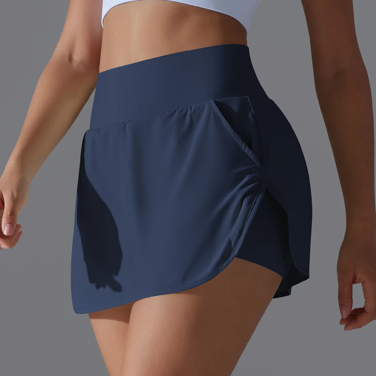 Outdoor Sports Yoga Skirt Badminton Tennis Skirt High Waist/Breathable Sweat Skirt Active Athletic Yoga Fitness Skirt Short