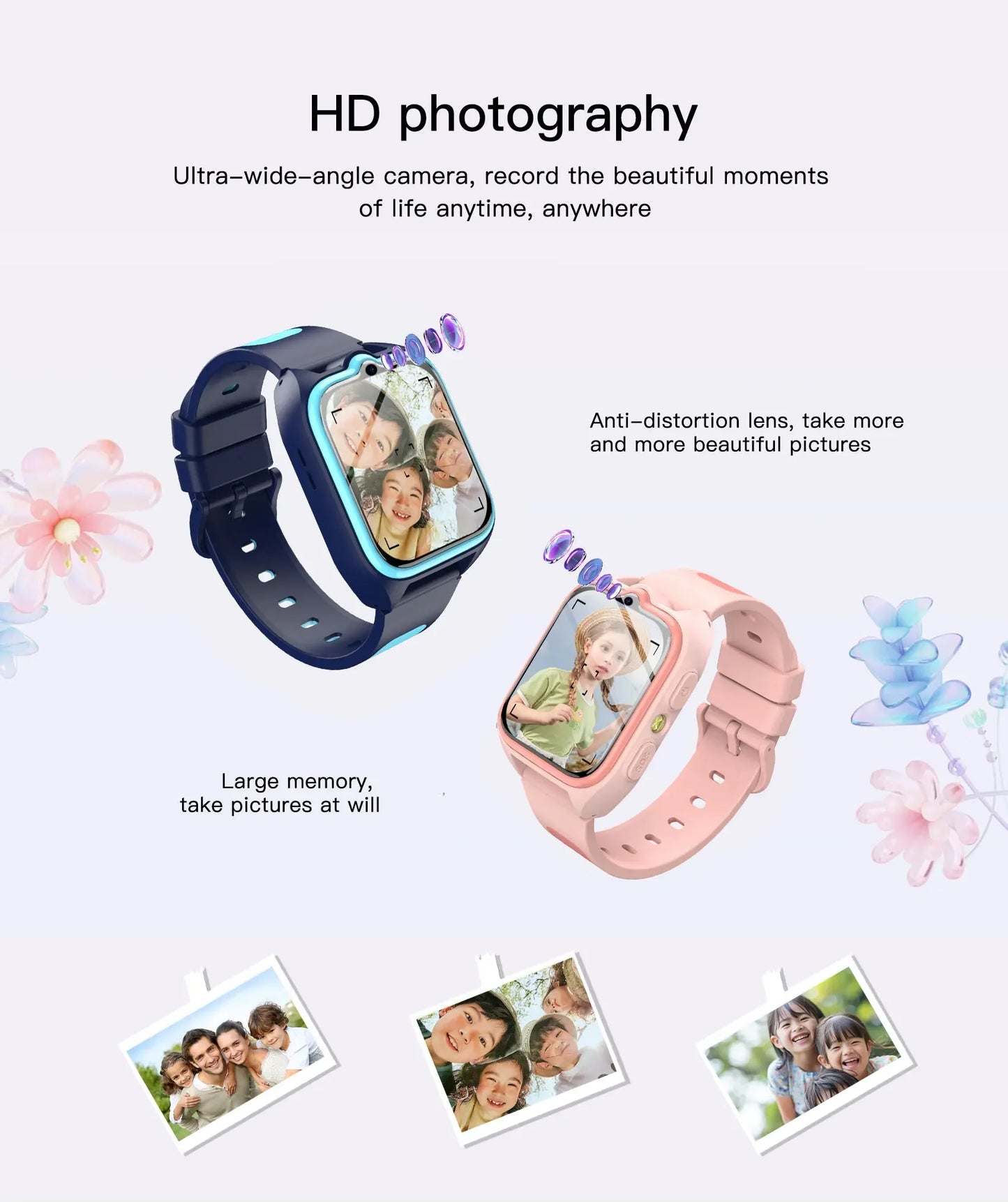 Blackview Z30 Kids Smart Watch Waterproof Video Monitor Tracker/4G Call SOS GPS Location Digital Watches for Children