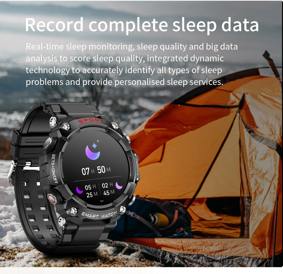 LaNikar Smart Watch AMOLED Display With In-Ear Bluetooth Headset/Heart Rate Blood Pressure Oxygen Saturation Monitoring HD Audio