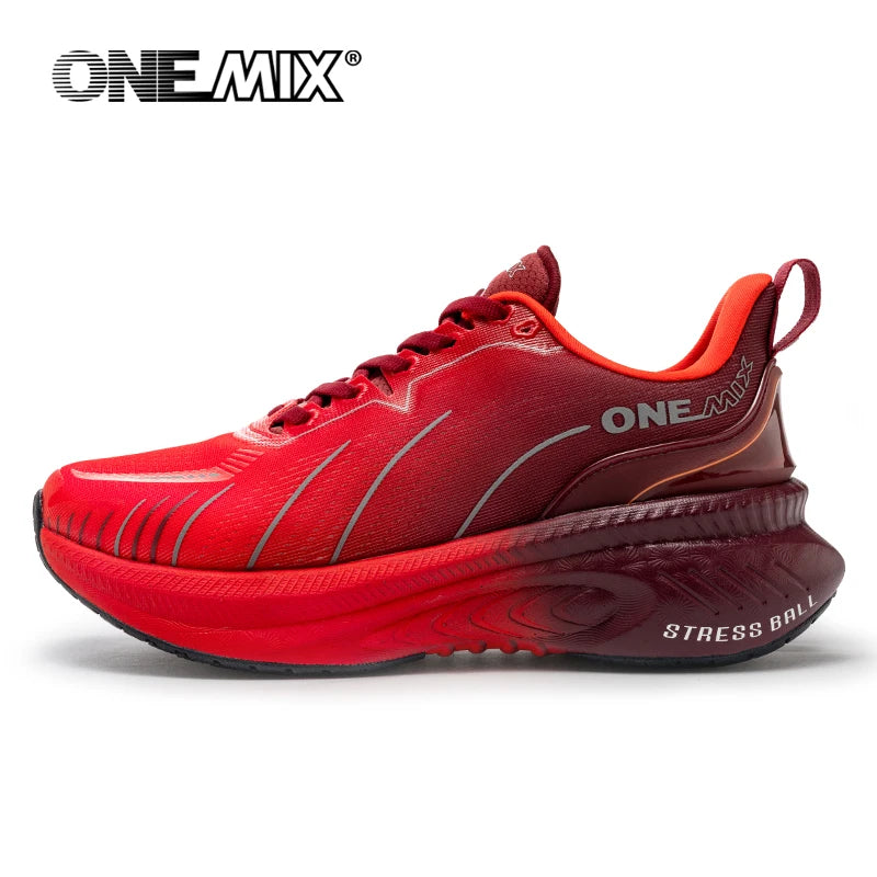 ONEMIX White Road Running Shoes for Women Air Cushion Outdoor Sport Shoes/Trainers Summer Jogging Shoes Women Footwear