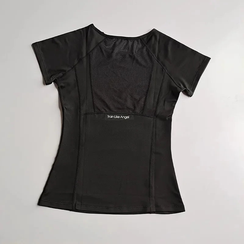 Outdoor Sports Shirt Sportswear Yoga Wear Women's Sports/T-Shirt Fitness Clothes Running Yoga Top Female Workout Tops T-shirt
