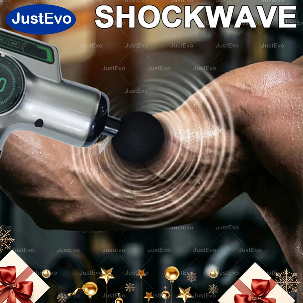 Professional Percussion Relaxation Gun With Smart LCD Display 99 Speeds/Adjustable Body Comfort Appliance Unstoppable Force Massager