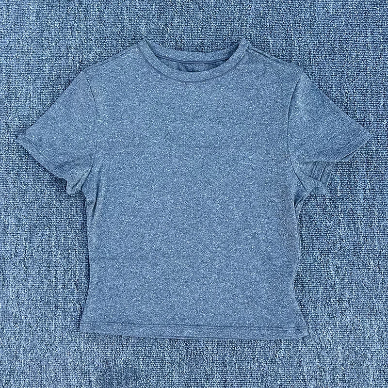 Women's Tight Fitting Sports T-shirt Quick Drying Short Sleeved Yoga T-shirt/Pilates Running Exercise Fitness Short Sleeved