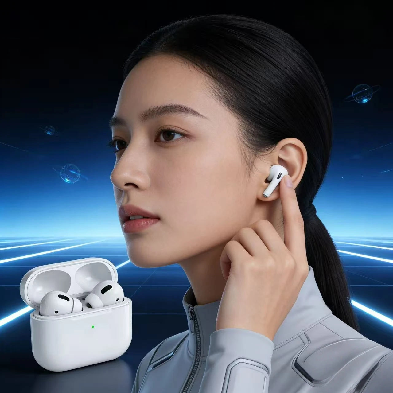 In-Ear Bluetooth Earphones Noise Reduction High Sound Quality/Wireless Headsets Ideal for Sports Scenarios.