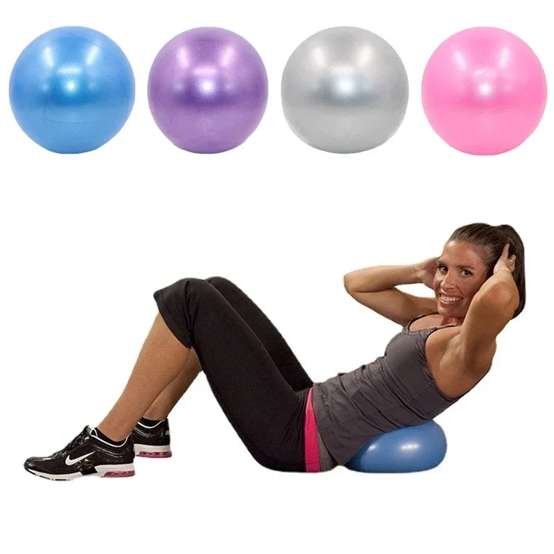 25cm Mini Yoga Ball Fitness Pilates Ball Thick Explosion-proof/PVC Non Slip Gym Home Training Workout Exercise Ball