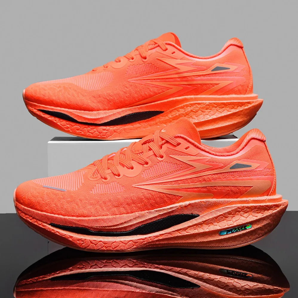 Running Shoes Carbon Board Marathon Men Sports Breathable/Lightweight Women's Comfortable Athletic Nonskid Sneakers ﻿