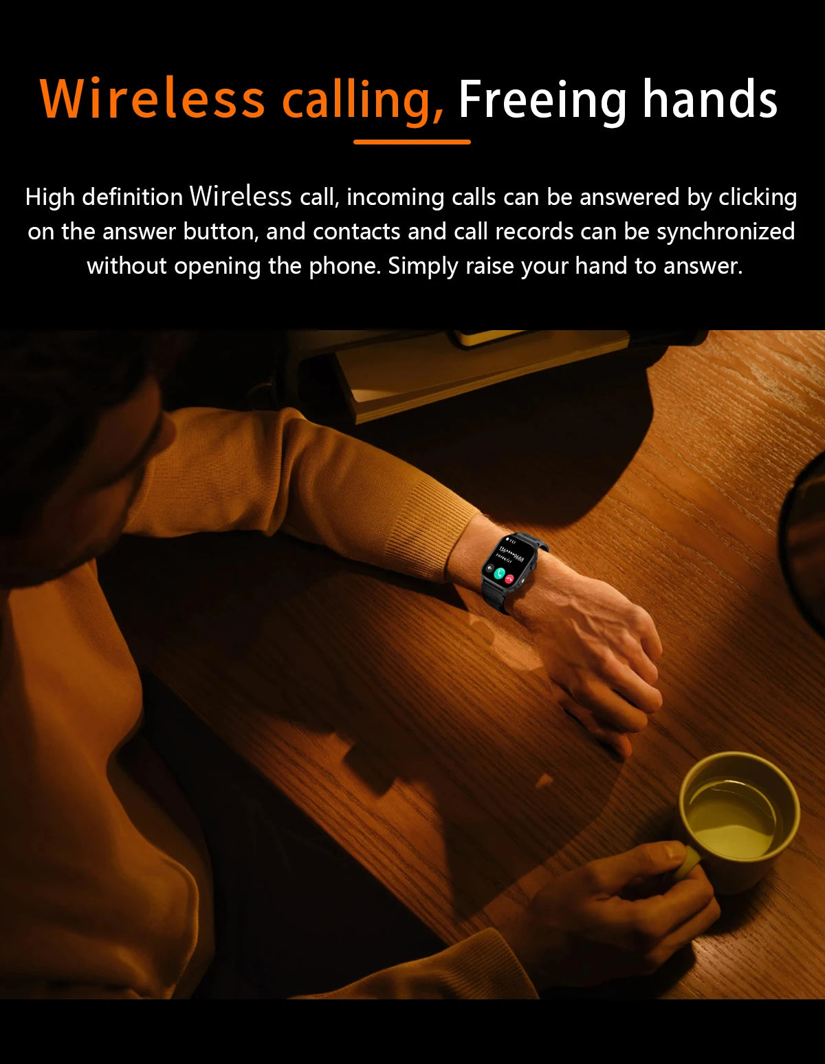 LIGE New Smart Watch LED Flashlight Military Sport Watches/2.01'' Screen Health Monitor Bluetooth Call Waterproof Smartwatch Men