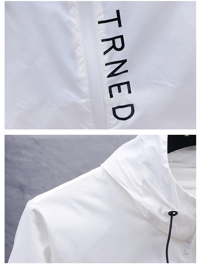 Men's Hooded Sunscreen Breathable Jacket UPF50+ UV Protection Sunburn/Coat for Couple Comfortable Sports Sun Protection Clothing