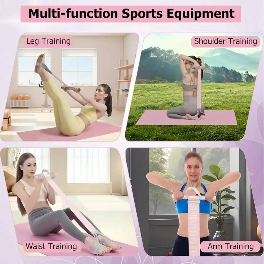 120-Pound Resistance Band With Handle Heavy-Duty Elastic Pull Rope/Suitable For Yoga Sit-Ups, Strength Training, And Home