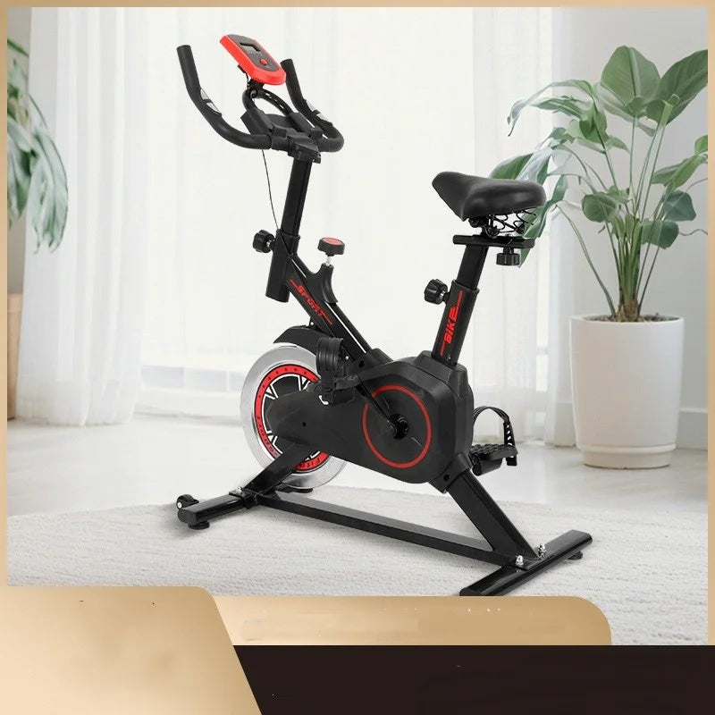 Silent Indoor Bike Home Exercise Equipment Adjustable/Spin Bike with Comfort Seat for Cardio Training