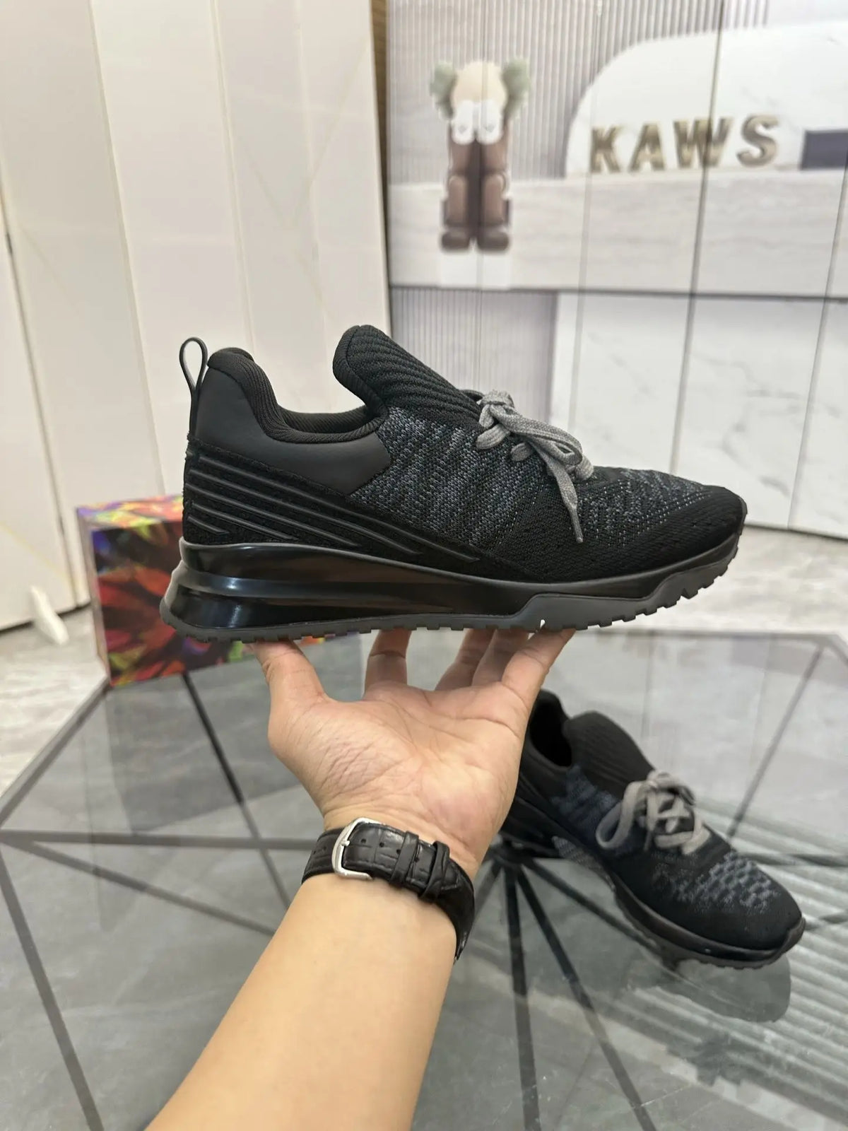Mid‑Thick Height‑Boost Unisex Board Skate Shoes Fashion Casual/Couple Sneakers Shock‑Absorbing Cushion Insole Non‑Slip Rubber