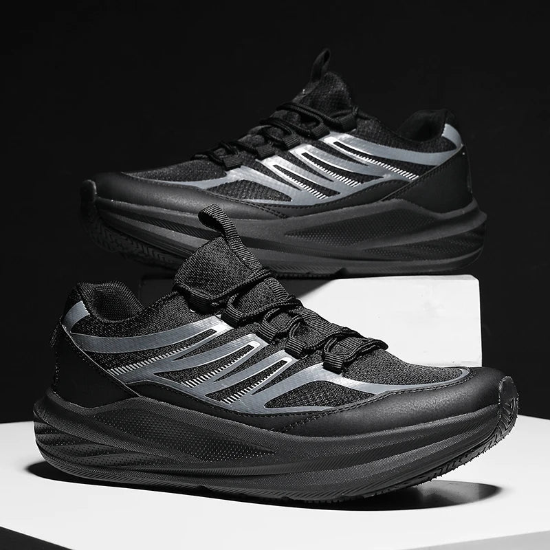 Extra Wide Feet Men Mesh Athletic Sneakers Lightweight Breathable/Casual Trainers Shock Absorb Insole Outdoor Jogging Footwear