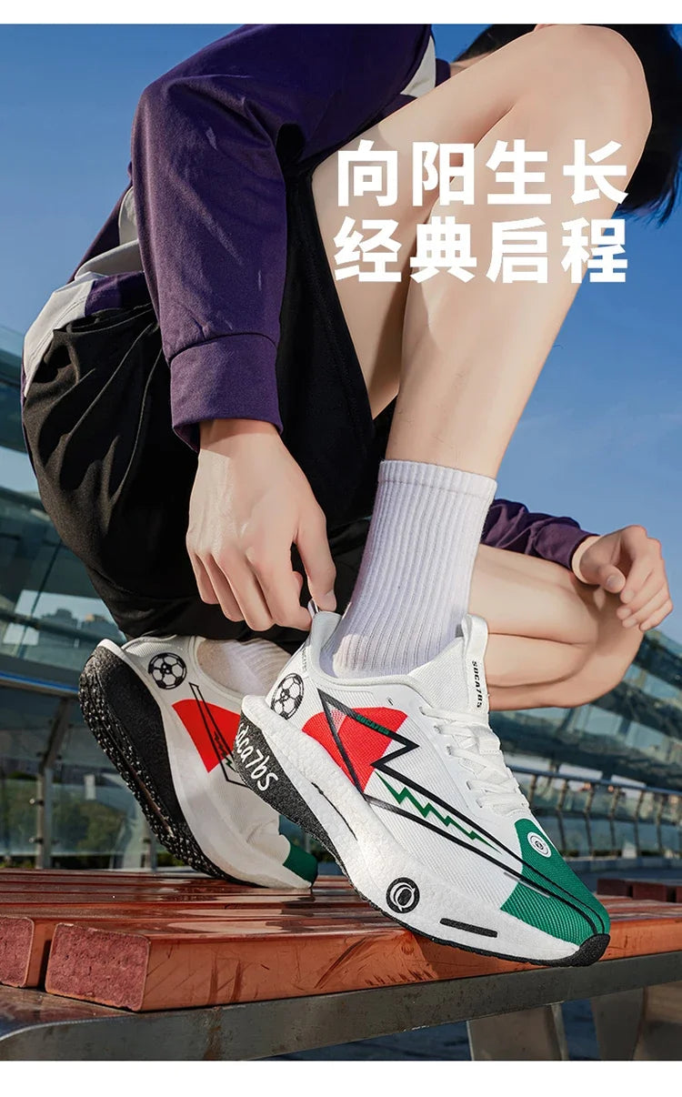 Running Shoes Carbon Board Specialty Marathon Men Sports Breathable/Lightweight Women's Comfortable Athletic Stability Sneakers