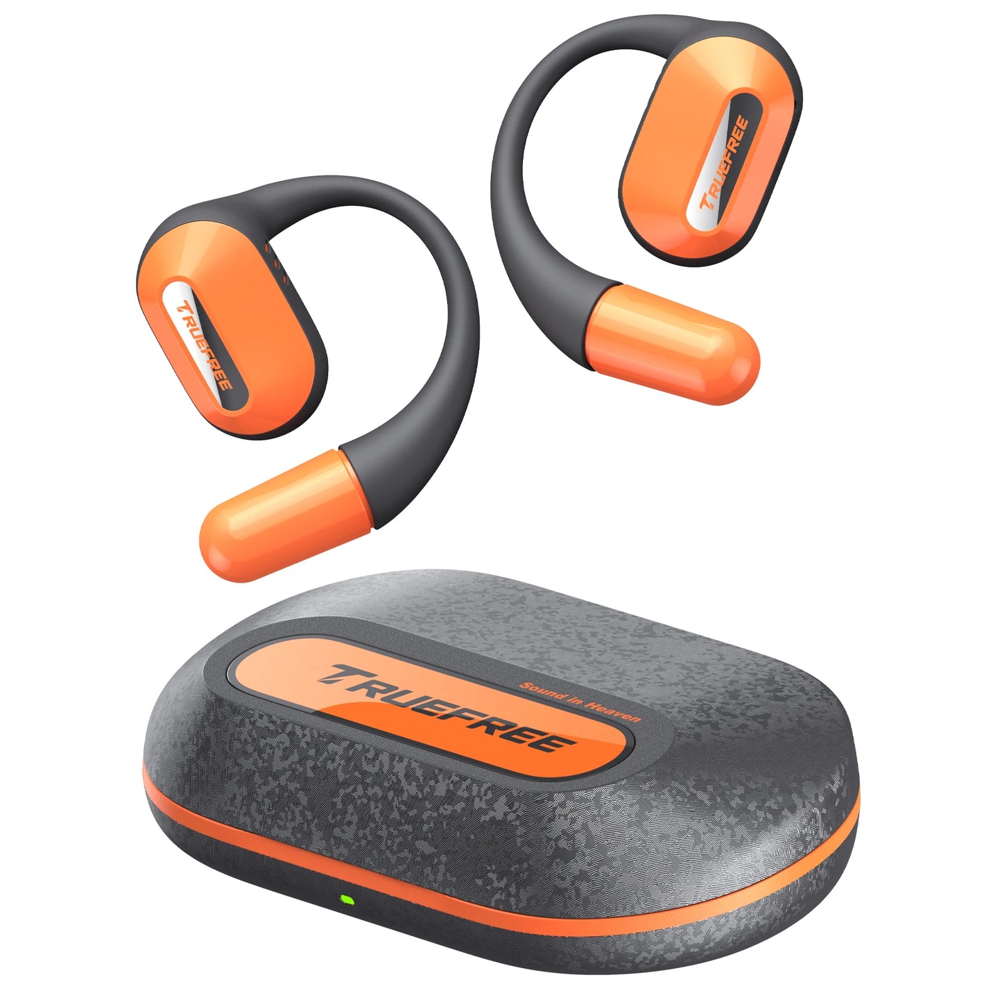 Truefree O2 Open Ear Headphones Bluetooth Wireless Earbuds/with Directional Acoustics, IPX5, Multipoint Connection App Control