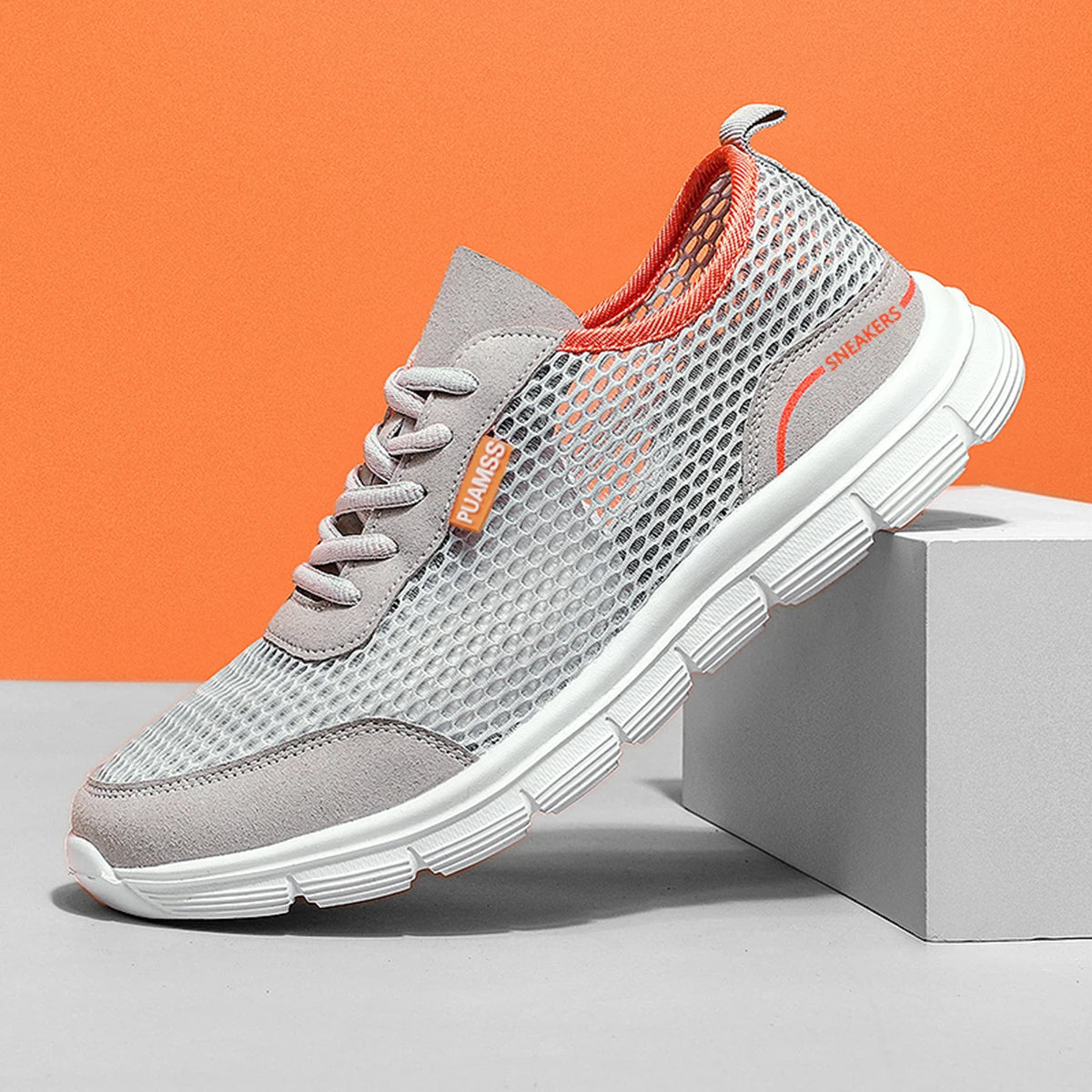 Sneakers Soft Sports Running New Casual For Solid Black/White Walking Footwear Fitness Jogging Men Shoes