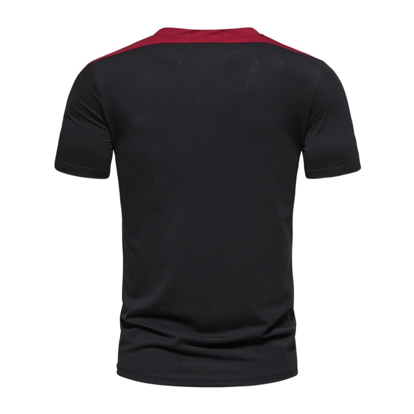 Oversized T-Shirt Men's Crew Neck Loose Spliced Short Sleeve T Shirt/Casual Sports Shirt Men Tee Shirt