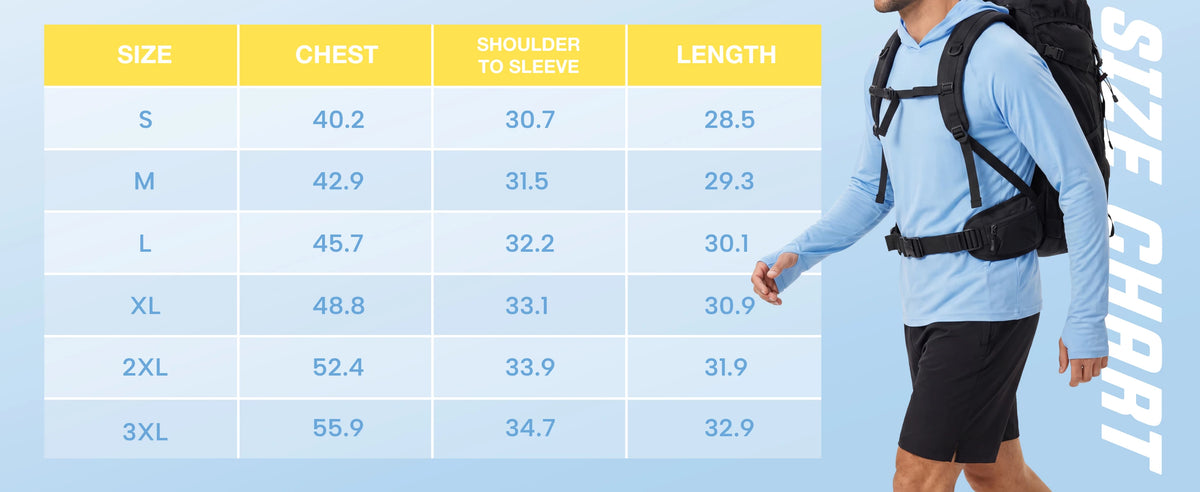 Men's UPF 50+ Sun Protection Hoodie Shirt Long Sleeve Quick Dry/Fishing Shirt Lightweight Outdoor Hiking Workout T-Shirt