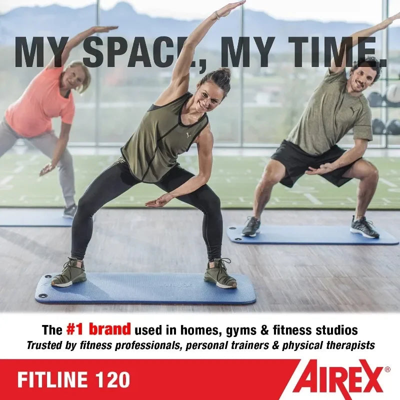 AIREX Official Coronella Exercise Mat Home Workout Mat for Rehabilitation/Strength Training, Aerobics, Water Fitnes,48" x 23"
