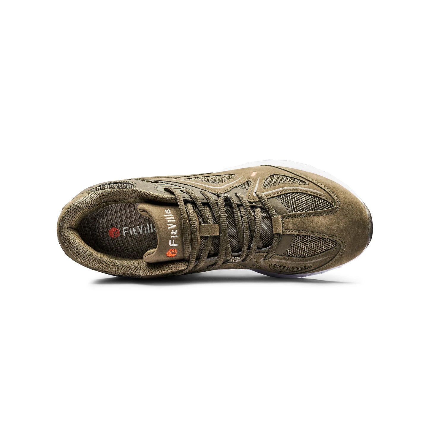 Fittington Walking Shoes For Men Extra Wide Man Shoes Large Size/Non-slip Sport Sneakers For Flat Feet Heel Pain Relief