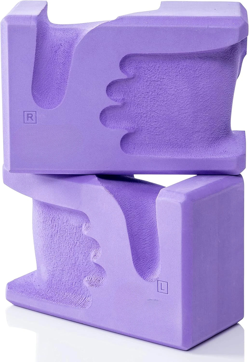 Yoga Blocks 2 Pack Hand-Shaped Blocks/Enhances Comfort Stability EVA Foam Accessories Set