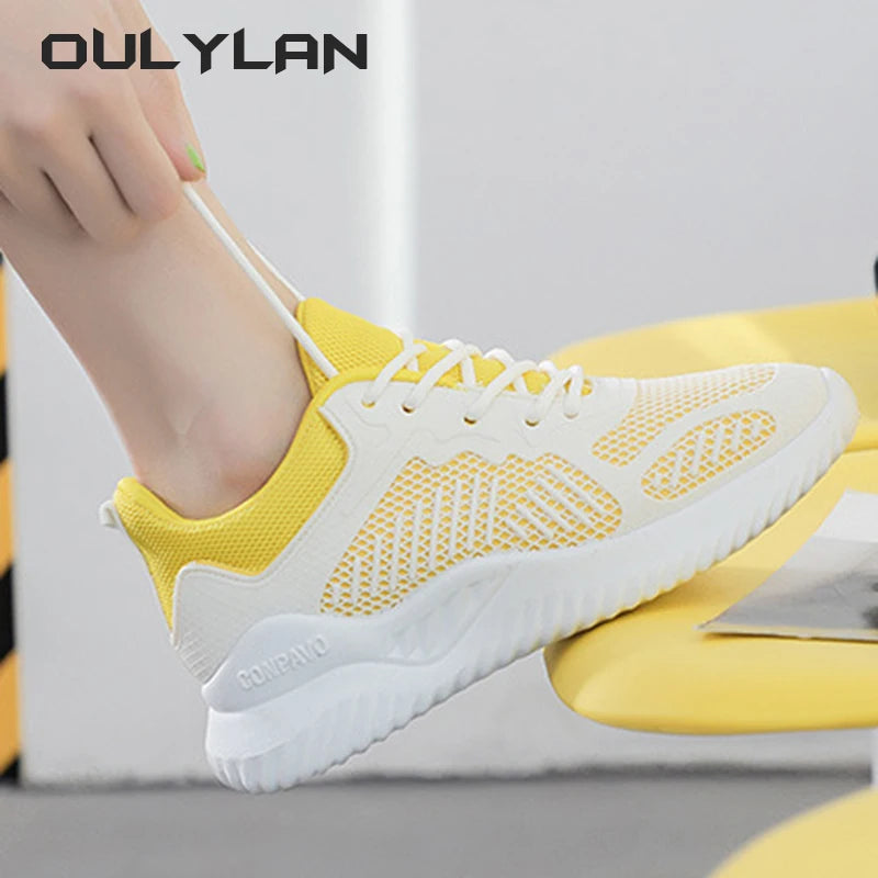 Women Shoes White Alpha Coconut Running Shoes Spring/Summer Sports Casual Mesh Sneaker Breathable Women's Shoes