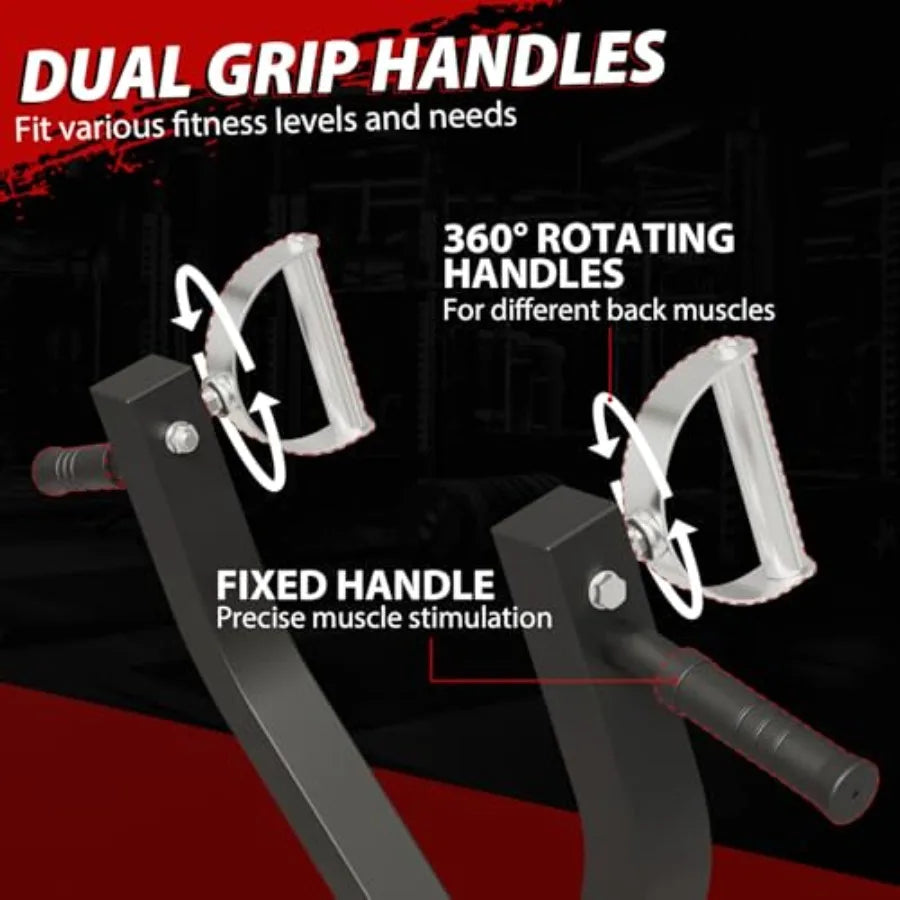 Seated Row Machine Back Machines Home Gym Plate Loaded Adjustable Back/Workout Equipment LAT Machine