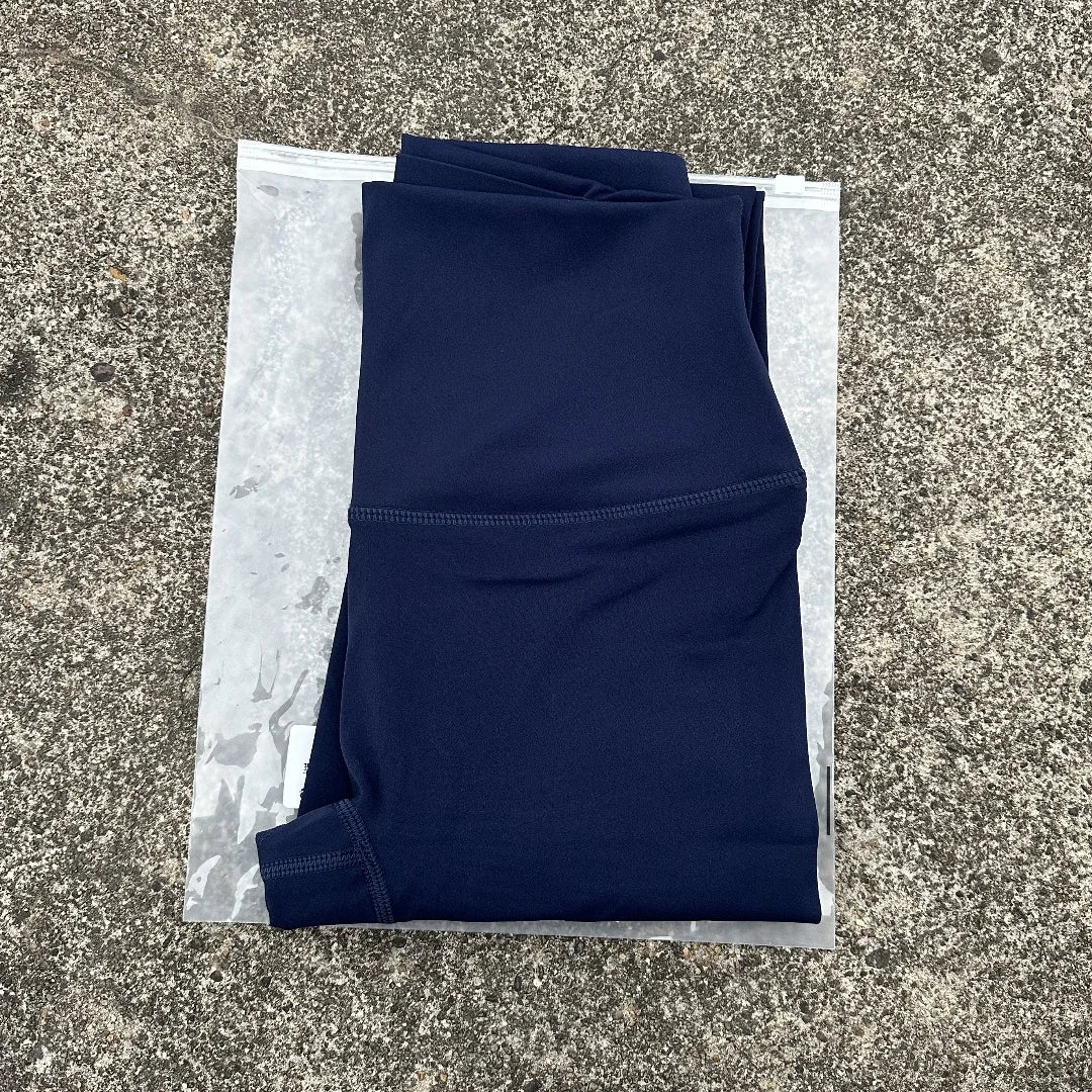 Solid Color Back Waist Pocket High Waist Yoga Legging Women Sport/Cropped Pants Butter Athletic Gym Comprehensive Training Jog