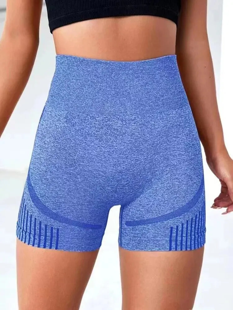 Yoga Shorts Cross-border Honey Buttocks Buttocks Sports High Waist/Abdomen Stretch Tight-fitting Anti-glare Quick-drying Fitness