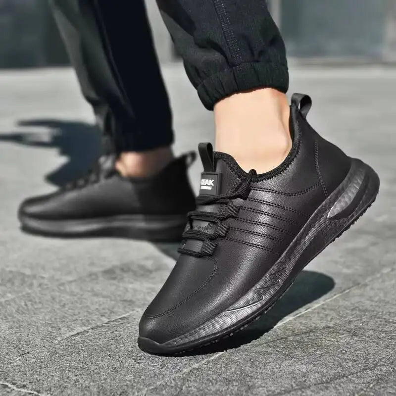 Hotel Four Season New Light Plus Size Men's Work/Waterproof Non-Slip Oil-Proof Chef Career Casual Shoes