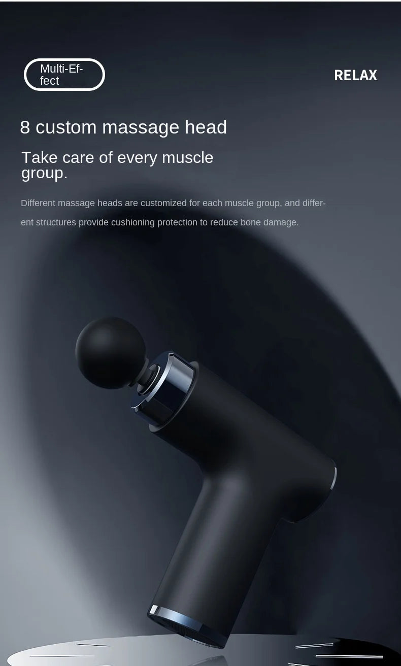 New Electric Powerful Percussive Mini Hot and Cold Massage Gun/Muscle Relaxation Home Portable Gym Use Fascial Massager Gun