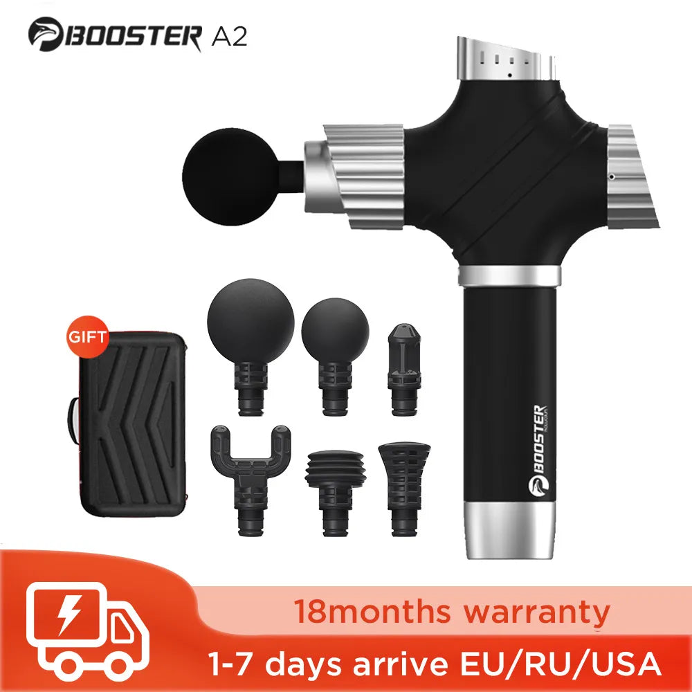 Booster A2 Electric Massage Gun/15kg Pressure Bearing 12mm Stroke 2400mAh Lithium Battery