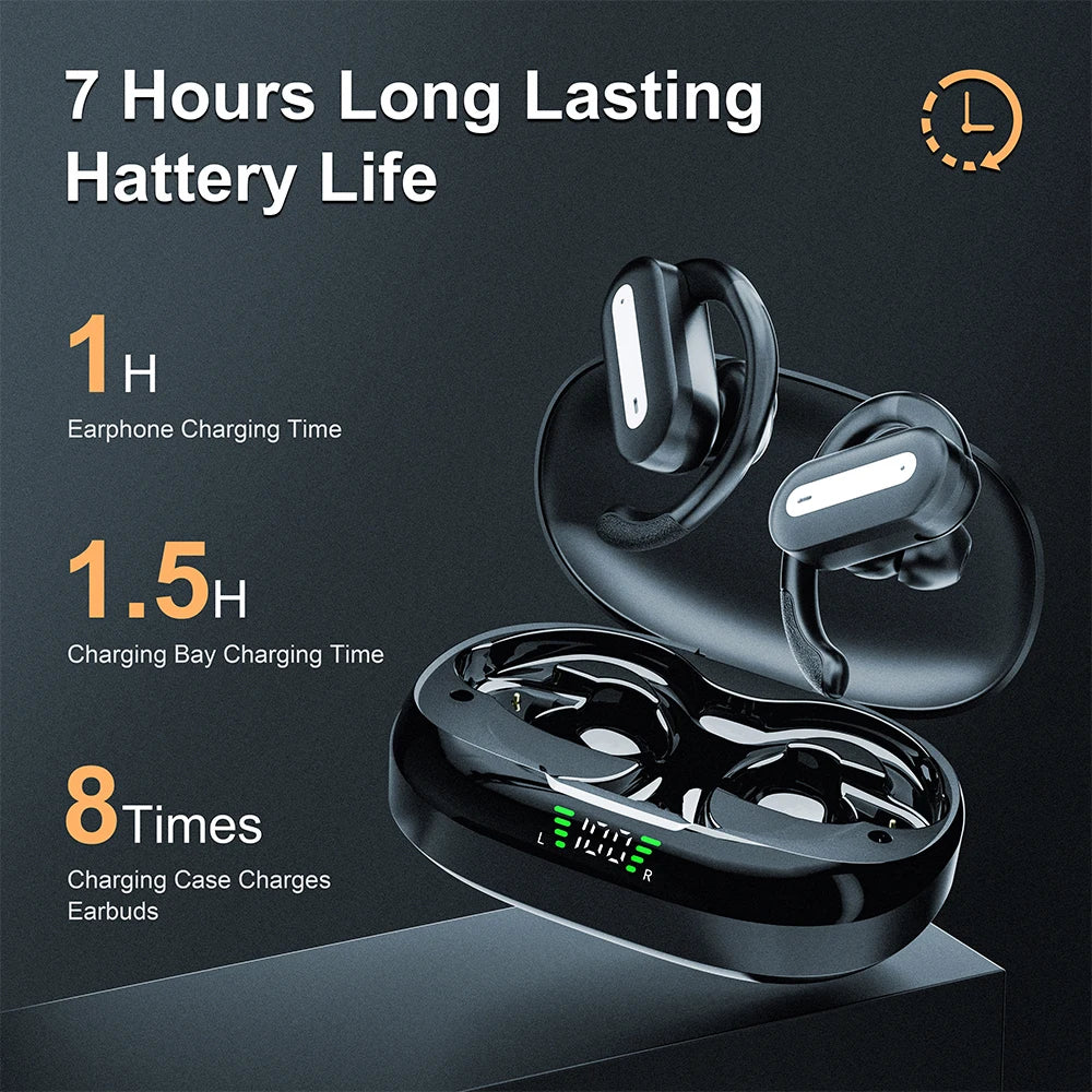 Mpow SP36 In-ear Bluetooth 5.4 Headphones Touch Control TWS Earphones/with Ear hook Wireless Sports Earphones 40 Hours Playtime