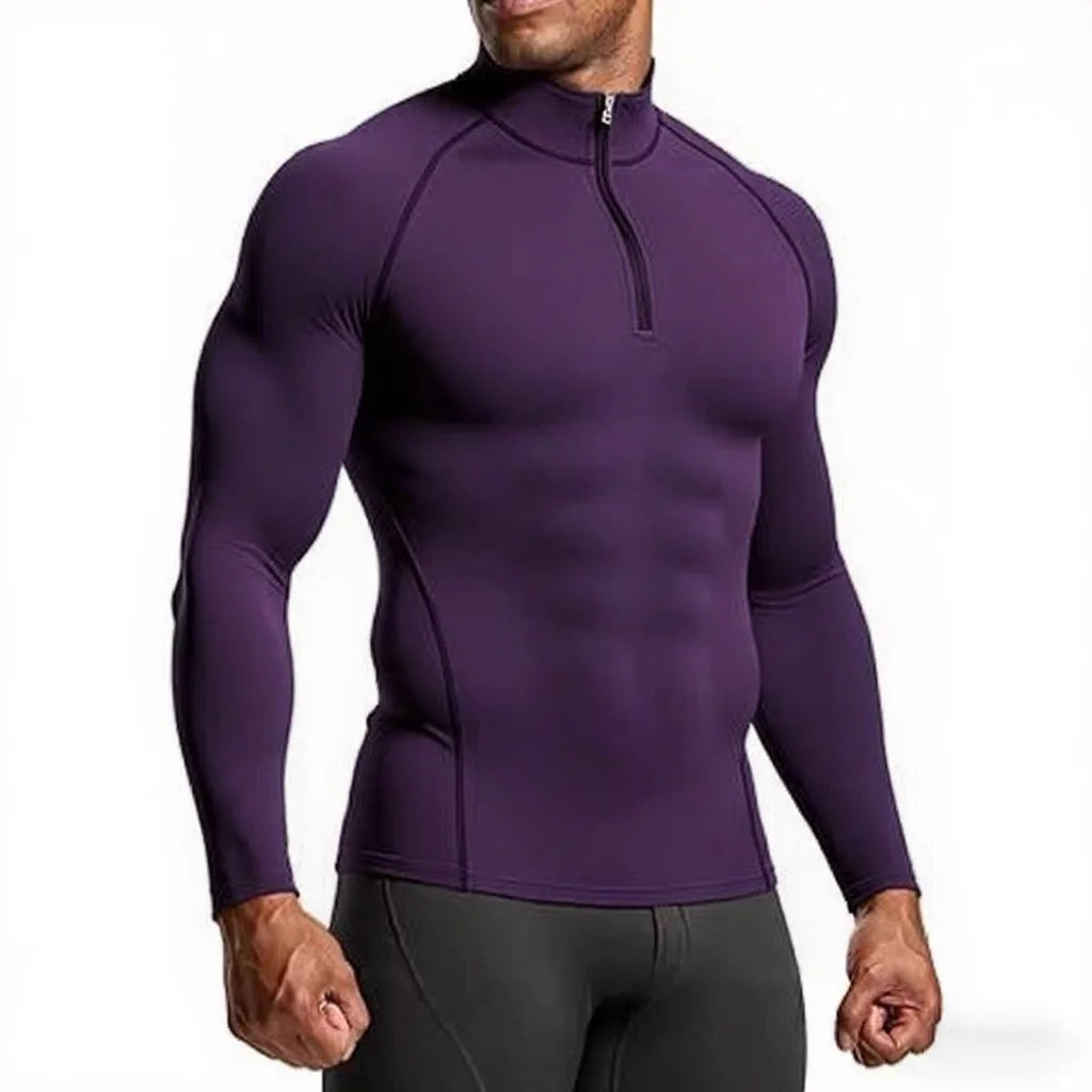 Men Sportswear Fitness Shirts Slim Long sleeve Gym T-shirt Running/Top Tee Tights Training Compression Clothes Sport T Shirt Men