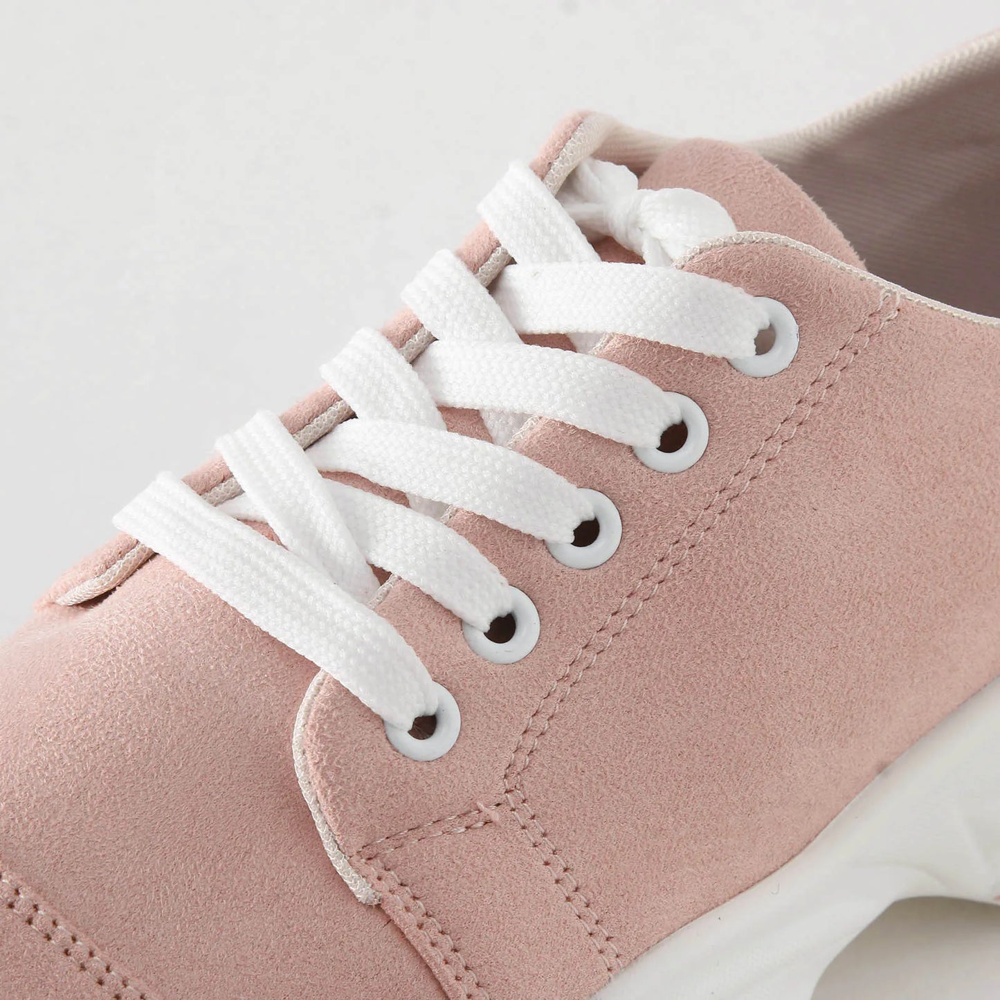 Summer Shoes For Women Solid Suede Lace Up Thick Sole/Casual Shoes Woman Platform Sneakers Ladies Shoes